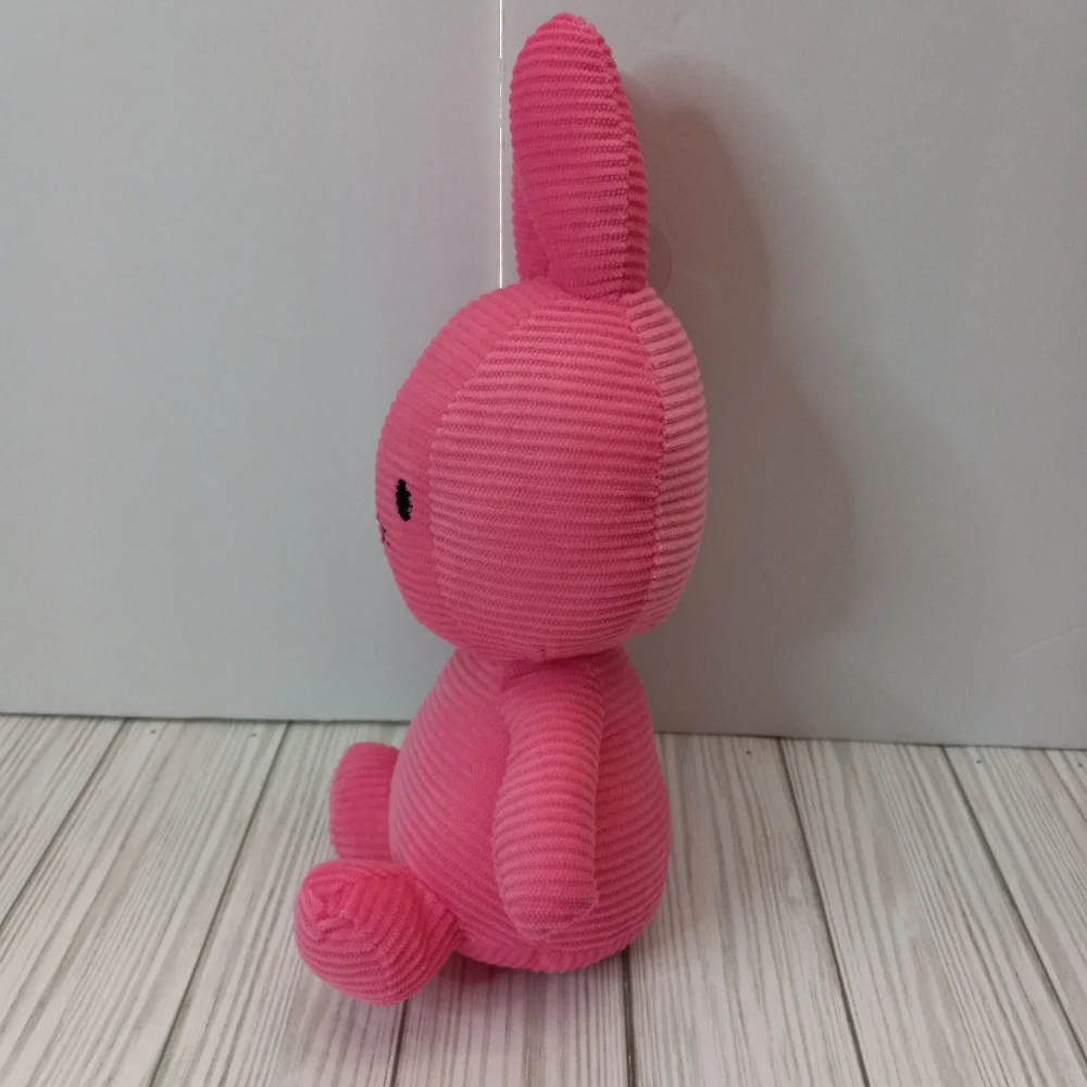 Miffy Corduroy Hot Pink Bunny Rabbit Plush Stuffed Animal